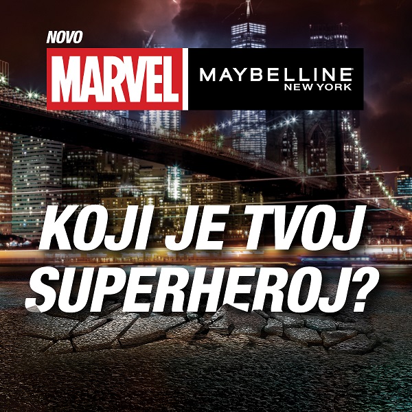 Upoznaj Marvel x Maybelline New York superheroje